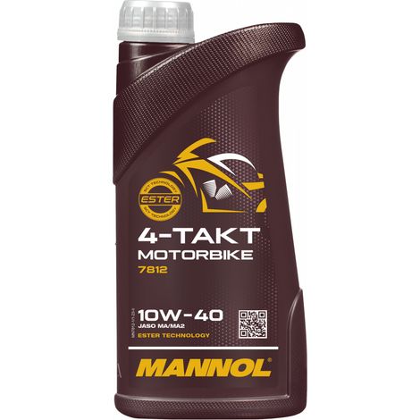 Olio motore 10W40 Mannol 4-Takt per moto 10W-40 - MN7812-1 (1/4)