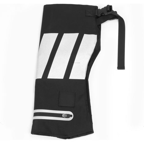 Gilet de sécurité réfléchissant, vêtement de cyclisme, gilet d'entraînement pour le jardin, équipement sportif, noir et blanc (1/5)