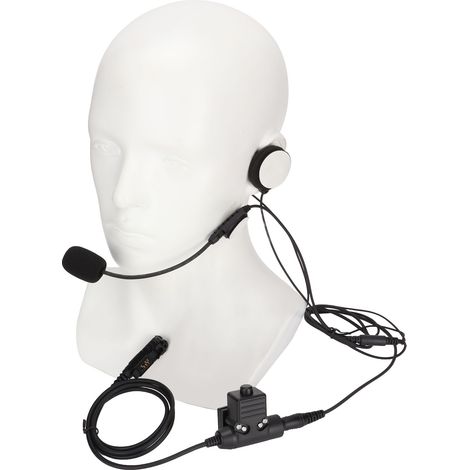 Professioneller In-Ear-Motorradhelm-Kopfhörer, 7,1 mm, mit PTT-Taste U94, kompatibel mit MOTOROLA XiR P6600, P6620, DP2400 und MTP3250 (1/5)