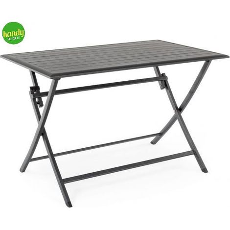 Yes Everyday Tavolo Per Esterno In Alluminio Antracite Elin 110x70x H71 Cm (1/5)