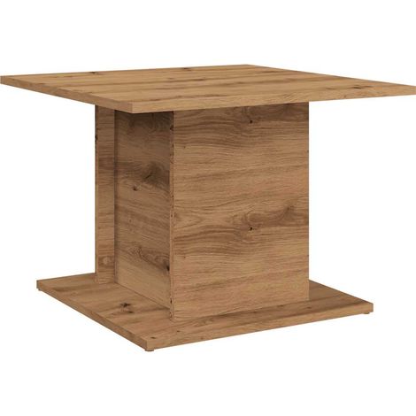 vidaXL Tavolino Salotto Rovere Artigianale 55,5x55,5x40 cm (1/5)