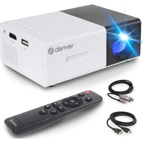 Proyector Mini Denver PR-1000 HDMI USB 1080p (1/4)