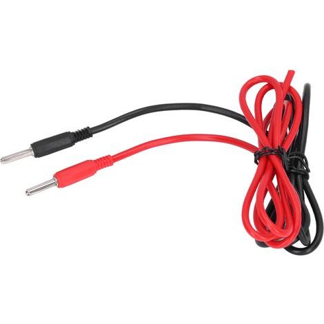 1 Satz Messleitungen mit Messing-PVC-Bananensteckern (Stecker auf Stecker) für Autobatterien, 4 mm (1/5)