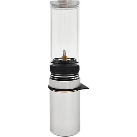 Veilleuse à gaz pour extérieur, de camping portable, lampe à gaz à l'épreuve du vent, lampe torche à bougie à gaz réglable, pièce de camping (1/5)