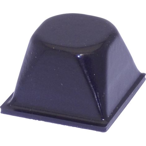 TOOLCRAFT PD3206SW Gerätefuß selbstklebend, rund Schwarz (Ø x H) 20.5 mm x 13.2 mm 1 St.