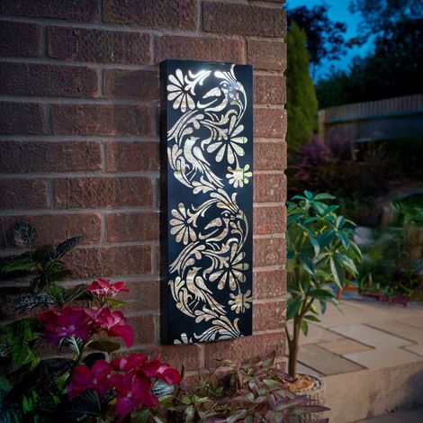 Panneau mural decoratif solaire faune 70 x 30cm