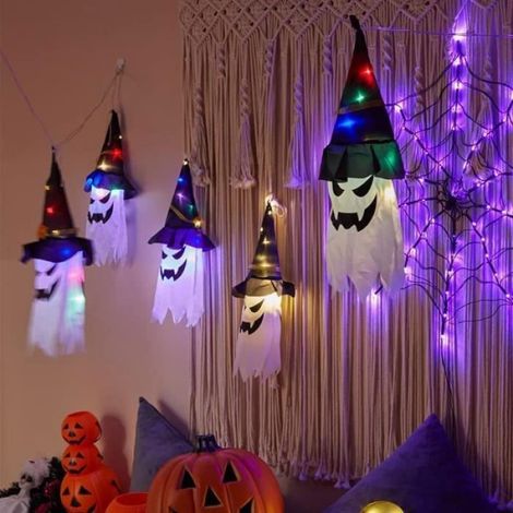 Lumières décoratives LED - ZGEER - Halloween - 5 pcs - Imperméables - Orange Multicolore LAMPE DECORATIVE (1/4)