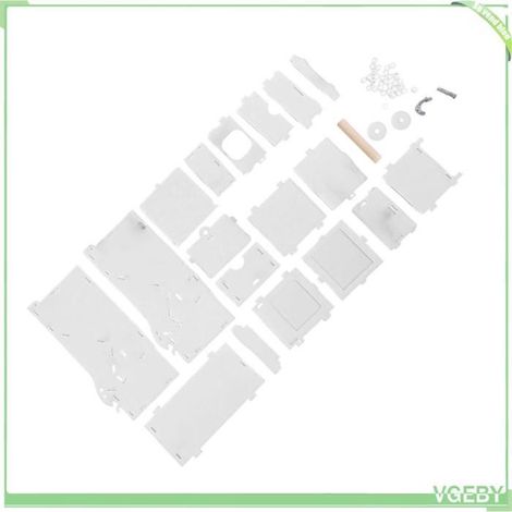 Mangeoire pour oiseaux - FAFEICY - Type simple M - Acrylique - Transparent - Alimentation automatique (1/5)