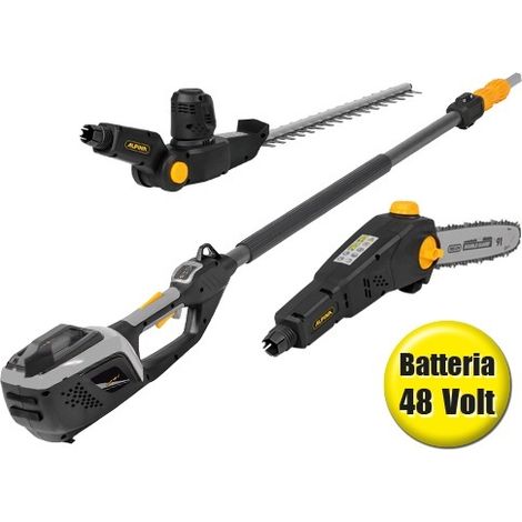 Alpina AMT 48 Li Kit - Attrezzo multifunzione con accessorio tagliasiepi e potatore incl. batteria e caricabatteria (1/10)