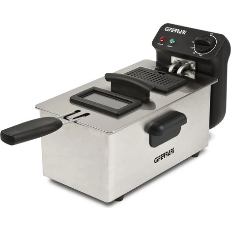 G3 Ferrari Pastella Einzelbild 3 l Eigenständig 2000 W Fritteuse Schwarz, Edelstahl (1/5)