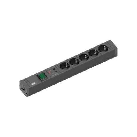 Bachmann CONNECT LINE multipresa nera 5 prese CEE7/3