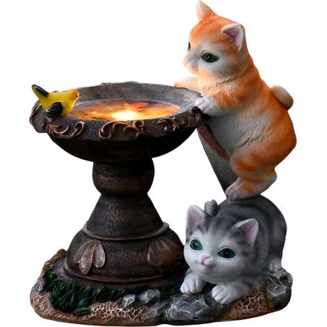 Statue de lapin solaire créative d'extérieur en résine, ornement décoratif pour lampe de jardin ou de balcon, statue d'animal (1/5)