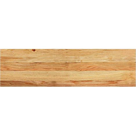Marches d'escalier 2 pcs，Tapis d'escalier marron clair 90x30x2 cm chêne massif CFW358613 (1/5)