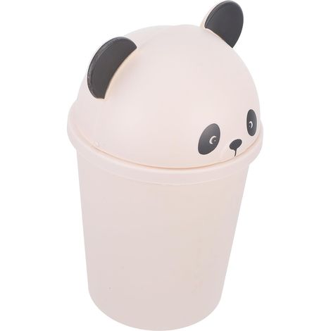 Poubelle Panda Mignonne avec Couvercle, Plastique 12 L, la Cuisine (1/5)