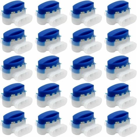 20-teiliges Kabelverbinderset, 314 gelgefüllte Harzklemmen, wasserdichte Kabelverbinder für Gartengeräte, Mähroboter und Autos. (1/5)
