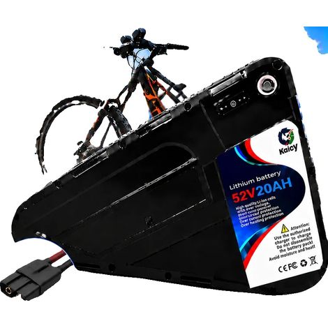 Batería de litio para bicicleta eléctrica, diseño robusto, alto rendimiento, 52V-DJ7021-20AH (1/2)