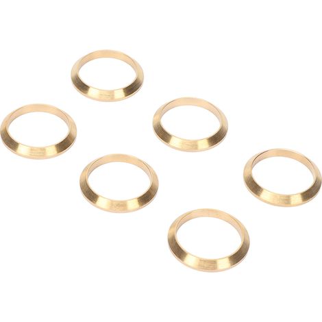 Lot de 6 anneaux décoratifs en cuivre pour horloge à tubes Nixie IN 14 (1/4)