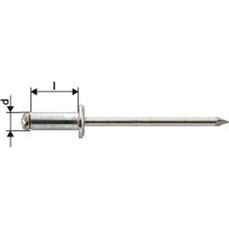 Rivetti Ciechi Alu Va Truss Testa 4X12Mm Gesipa (A 1000)