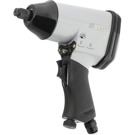 Visseuse à Choc G-101, Pistolet Pneumatique pour Compresseur avec 10 Clés à Douille de 1/2", Clé avec un Couple de 350 Nm, Pression Max 6 Bar (1/5)