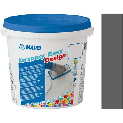 Mapei Kerapoxy Easy Design Epoxidfugenmörtel, Farbe 119 London Grau, 1,5 kg (1/4)