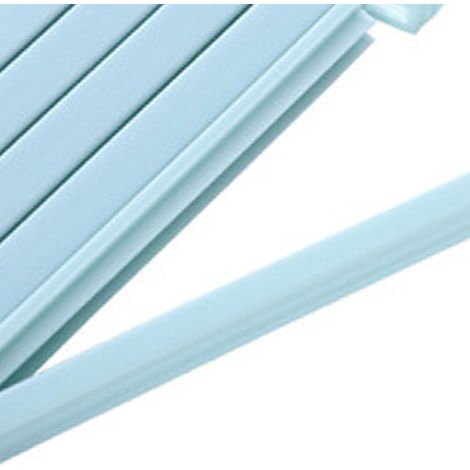 Lot de 5 pinces de fermeture pour sacs alimentaires, en plastique, réutilisables et portables, bleu L (1/5)