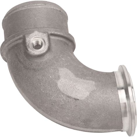 Coude de sortie de turbo en alliage d'aluminium, conduit d'admission d'air robuste et fiable, pièce de rechange pour moteur Cummins 4BTA (1/5)