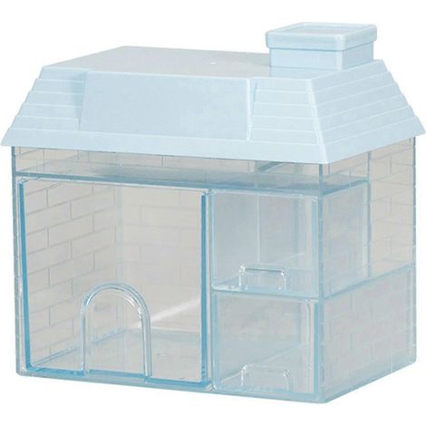 Panier de rangement multifonctionnel, porte-stylo bleu -- (1/5)