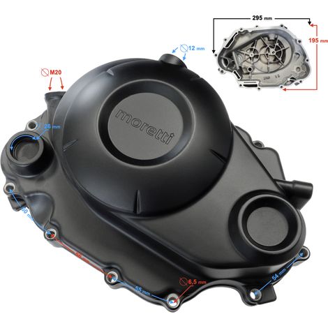 Tapa del embrague para motocicleta Blade 125 (1/3)