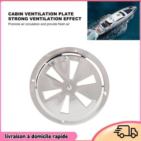 Dilwe Couvercle de Ventilation en Acier Inoxydable pour Bateau Yacht RV - Marque Marine Qualité 5 pouces (1/5)