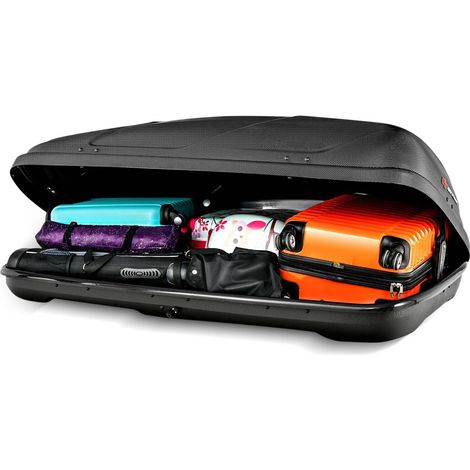 400L Cargo Box Waterproof Rooftop Cargo Carrier Heavy Duty Roof Storage Box (1/5)
