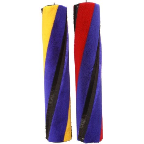 Kit de remplacement pour brosse à rouleau légère/brosse laser pour aspirateur Dyson V15/V10/V12 : une brosse à rouleau fine rouge foncé et une jaune. (1/5)