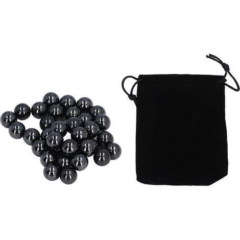 500 Stück Kugelmagnete, vielseitige, tragbare magnetische Fidget-Bälle für Büro und Bildung, Schwarz, 5 mm / 0