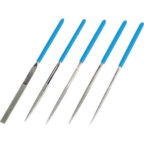 Lot de 12 limes aiguilles diamantees 140 mm