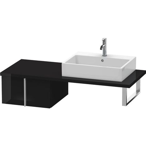 VERO mobile console basso 285x500x518mm nero lucido