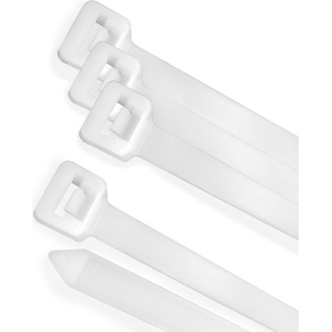 Trense aus 100 % Nylon. Naturfarben 3,5 x 200 mm. (Beutel 100 Einheiten)