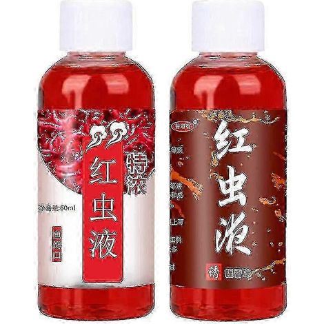 Puissant attractif pour poissons, liquide concentré, parfum de vers de vase. (1/4)