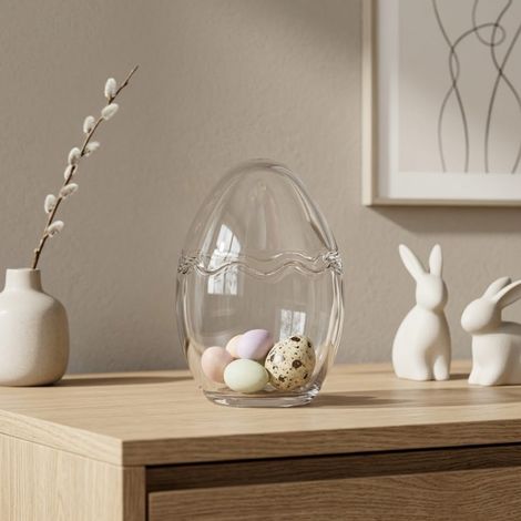 Springtime Easter Egg Glass Jar (1/2)