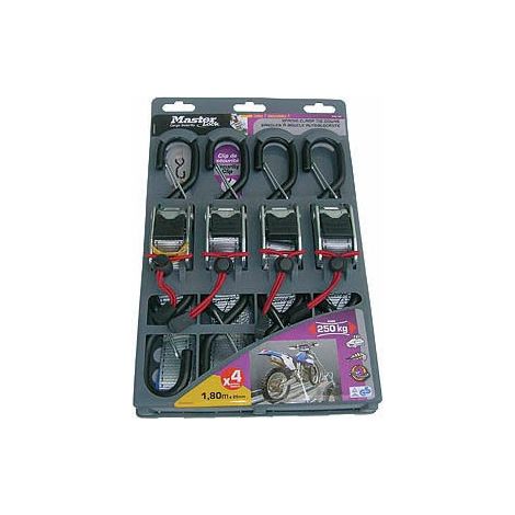 Sangles pour Moto Renforcées (par 4)
