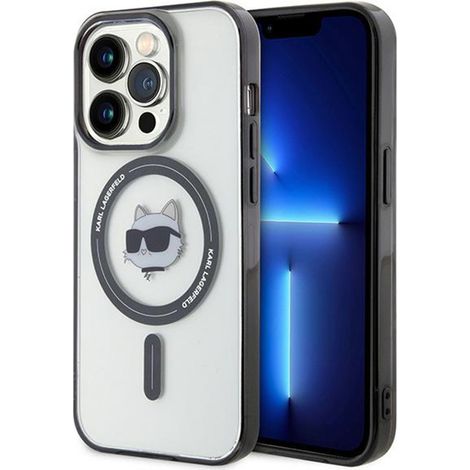 Karl Lagerfeld IML Choupette Head MagSafe - iPhone 15 Pro Max Hülle (Transparent) (1/5)