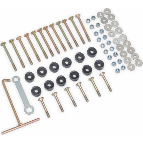 Trampoline screw set, Screw set for trampolines