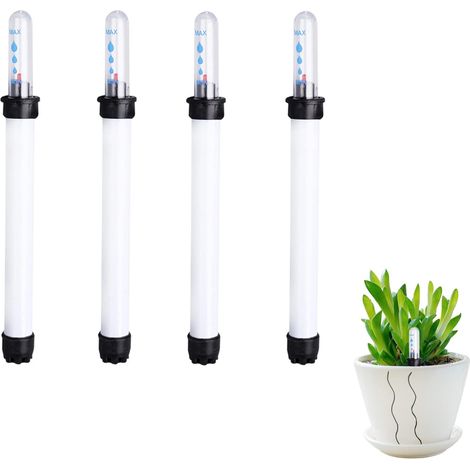 Set mit 4 Bodenfeuchtemessgeräten, Pflanzenwasserstandsanzeiger, Boden (1/5)