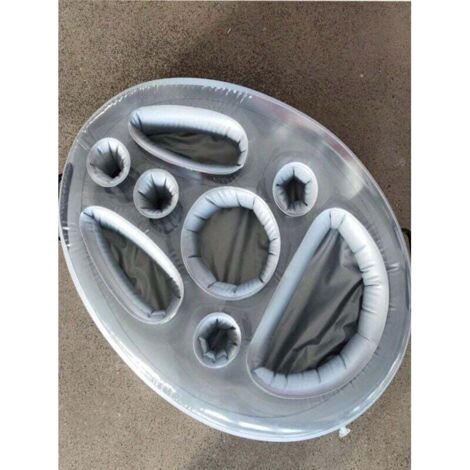 1 Pcs Inflatable Cup Holder Ice Bucket Cooler Beach Pool Party Games Multi-hole Cup Holder (1/4)