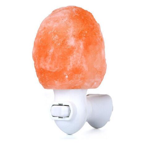 Rotating salt crystal lamp, 15W LED night light, natural wall lighting (1/4)