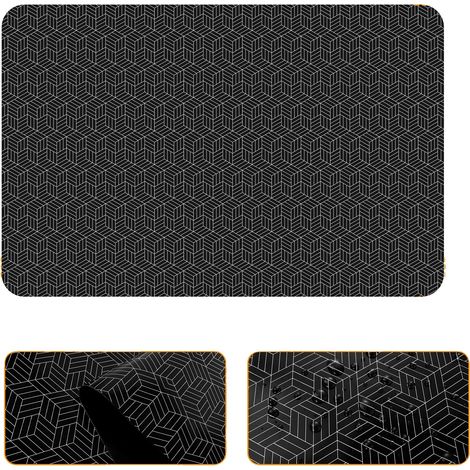 Alfombrilla para vitrocerámica, protección duradera, fácil de limpiar, estilo B, 52x78cm, 1 unidad. (1/2)