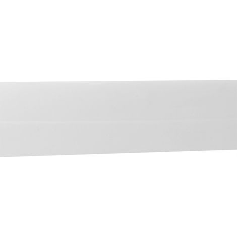 Lot de 2 bandes adhésives d'étanchéité murales en PVC imperméable et anti-moisissure pour cuisine et salle de bain, 38 mm x 3,2 m, blanc (1/5)