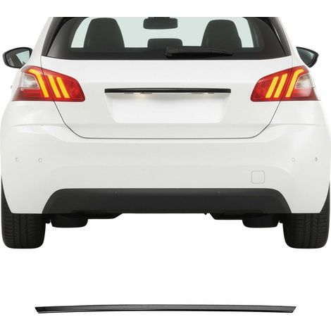 Poignée de Coffre Arrière pour Peugeot 308 2014-2021 acier inox foncé (1/5)