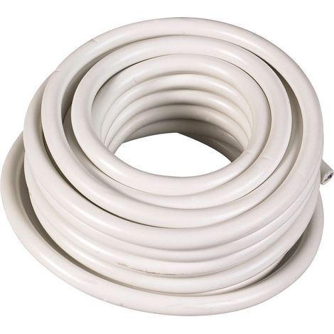 Electraline Cable eléctrico H05 VV-F Blanco 50 m