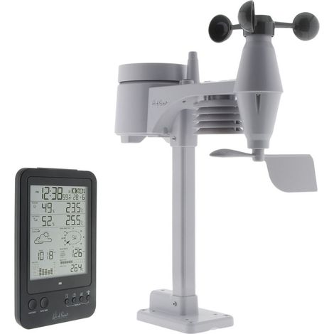 Otio – Station météo professionnelle Kito de Pavant – Écran 14 cm – Portée 150 m – Indicateur température, vent, pluviométrie