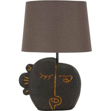LAMPADA DA TAVOLO TRIBAL -B- CM Ø 27,5X39,5 (1/5)