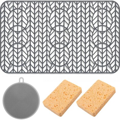 71 x 38 cm Silicone Kitchen Sink Protector Kitchen Sink Mat (1/5)